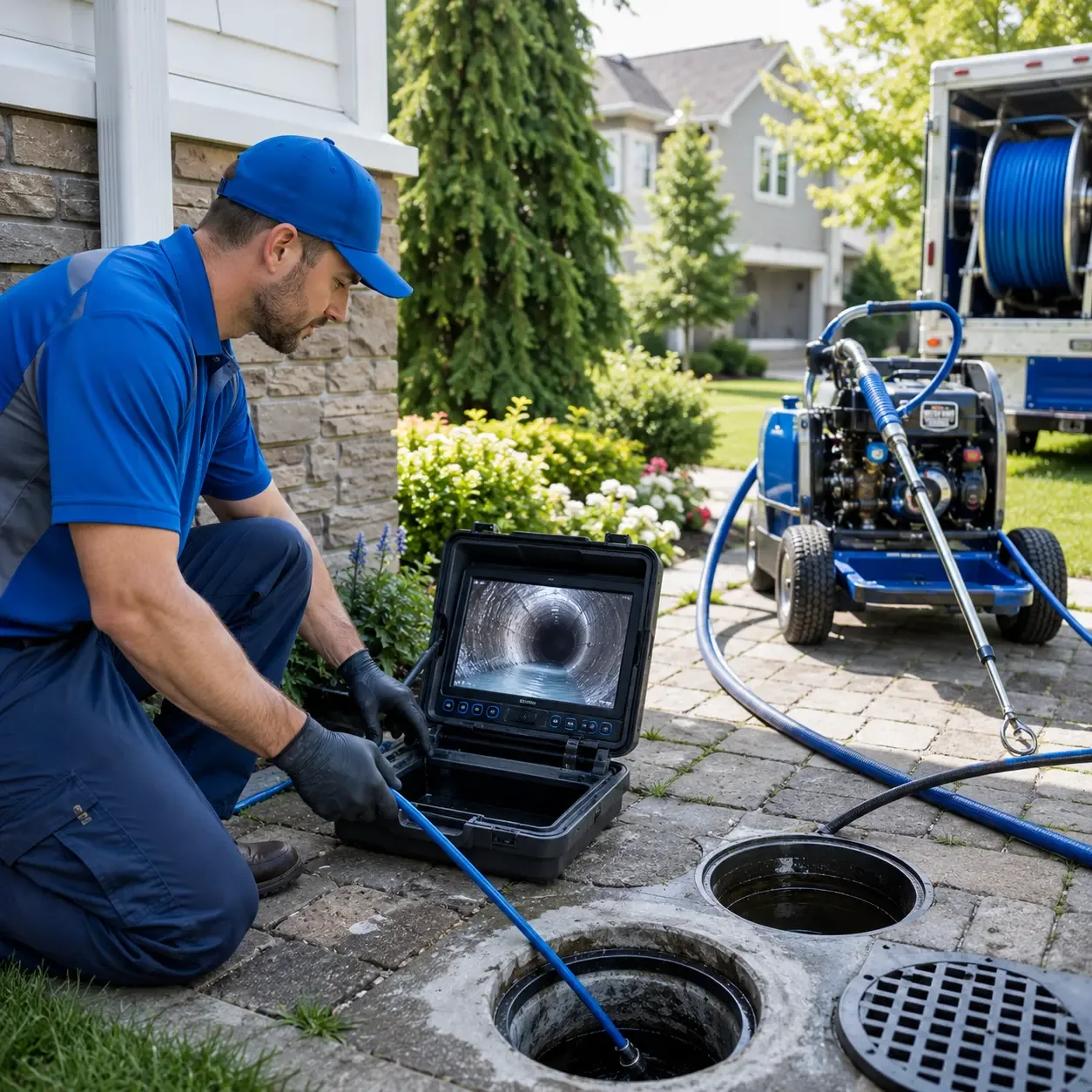 Outdoor drain cleaning professionals serving Waterford, VA